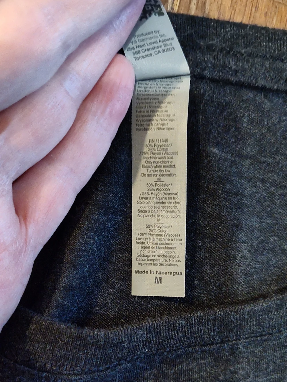 Next Level Apparel soft black